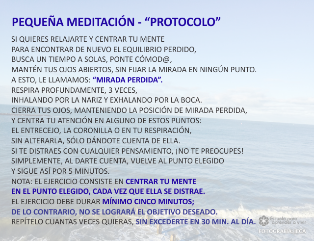 Pequeña meditación- 